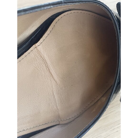 Ferragamo Black Patent Leather Vara Bow Pumps Size 7.5 - Picture 13 of 14